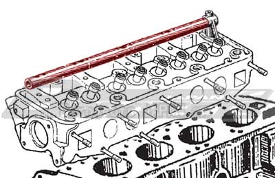 RACING ROCKER SHAFT, Datsun 1000, 1200, E10, NEW.